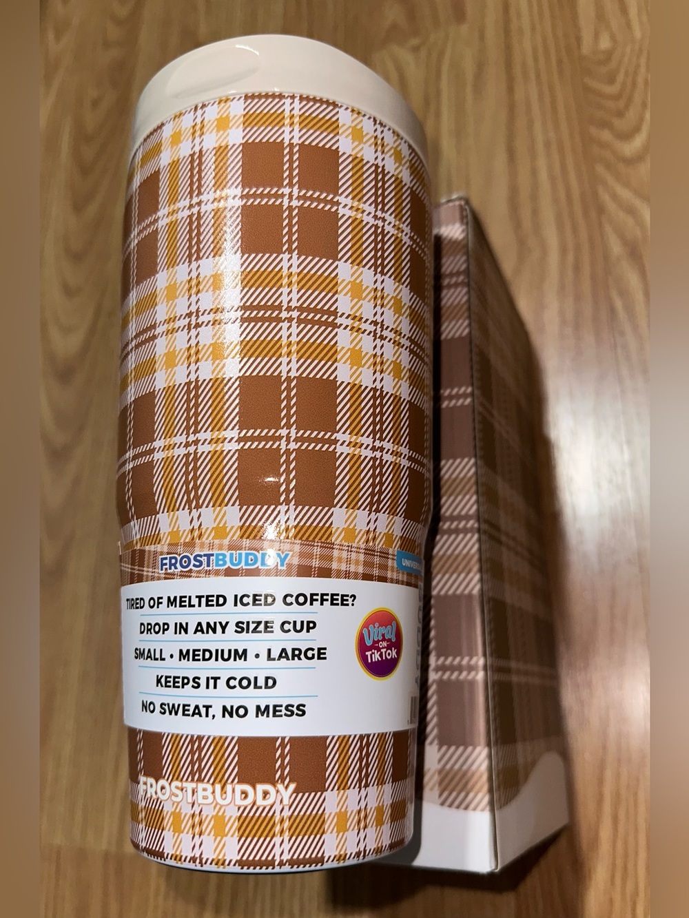 Frost Buddy Pumpkin Patch Plaid To-Go Buddy